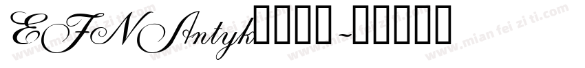 EFN Antyk字体下载字体转换